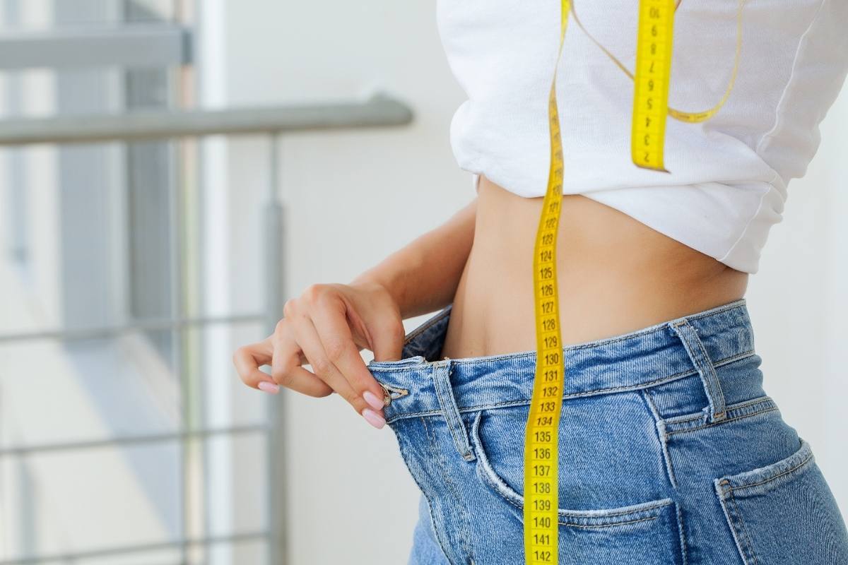A patient undergoing a belly fat removal procedure for a slimmer abdomen.