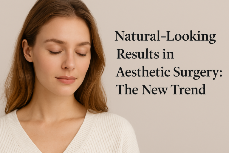 Patient consultation for natural rhinoplasty result at Dr. Ulaş Bali’s clinic.