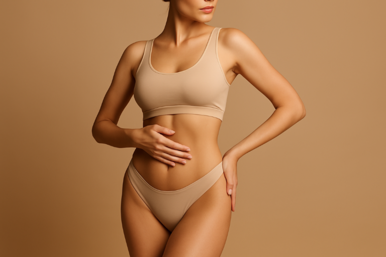 360-degree liposuction result around the waist and lower back by Dr. Ulas Bali.