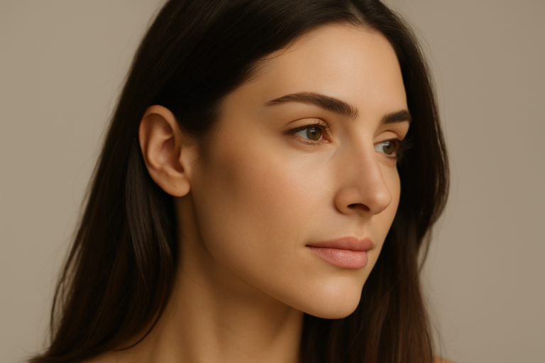 Before and after subtle rhinoplasty results by Dr. Ulas Bali.