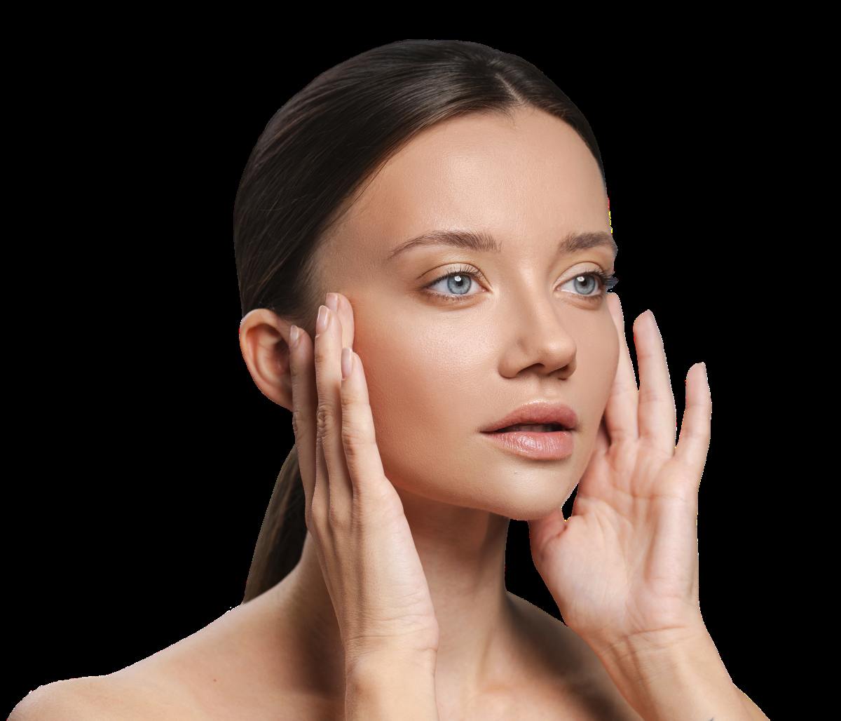 Patient previewing 3D simulation of body contouring results with plastic surgeon